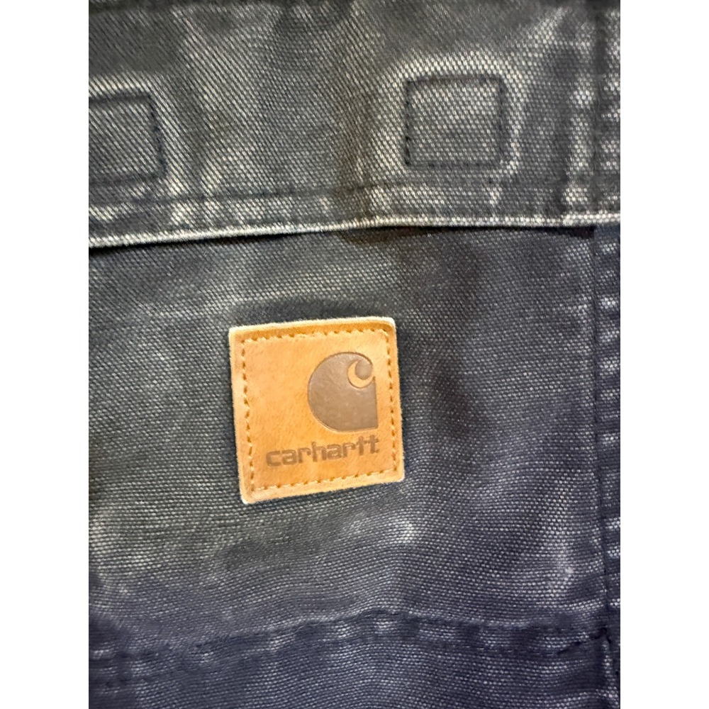 Carhartt C26 BLK Arctic Traditional Coat Mens XL Distressed FLAW - Picture 11 of 11
